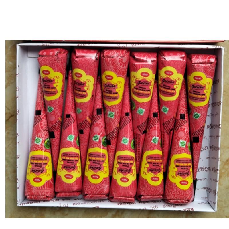 Sỉ mực henna đen 1 hộp 12 tuýp