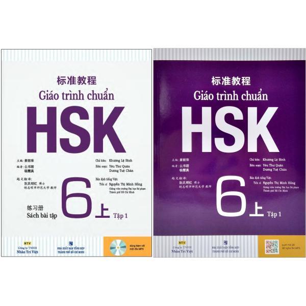 Combo Sách Giáo Trình Chuẩn HSK 6 - Tập 1 - Sách Bài Học Và Bài Tập (Bộ 2 Cuốn)