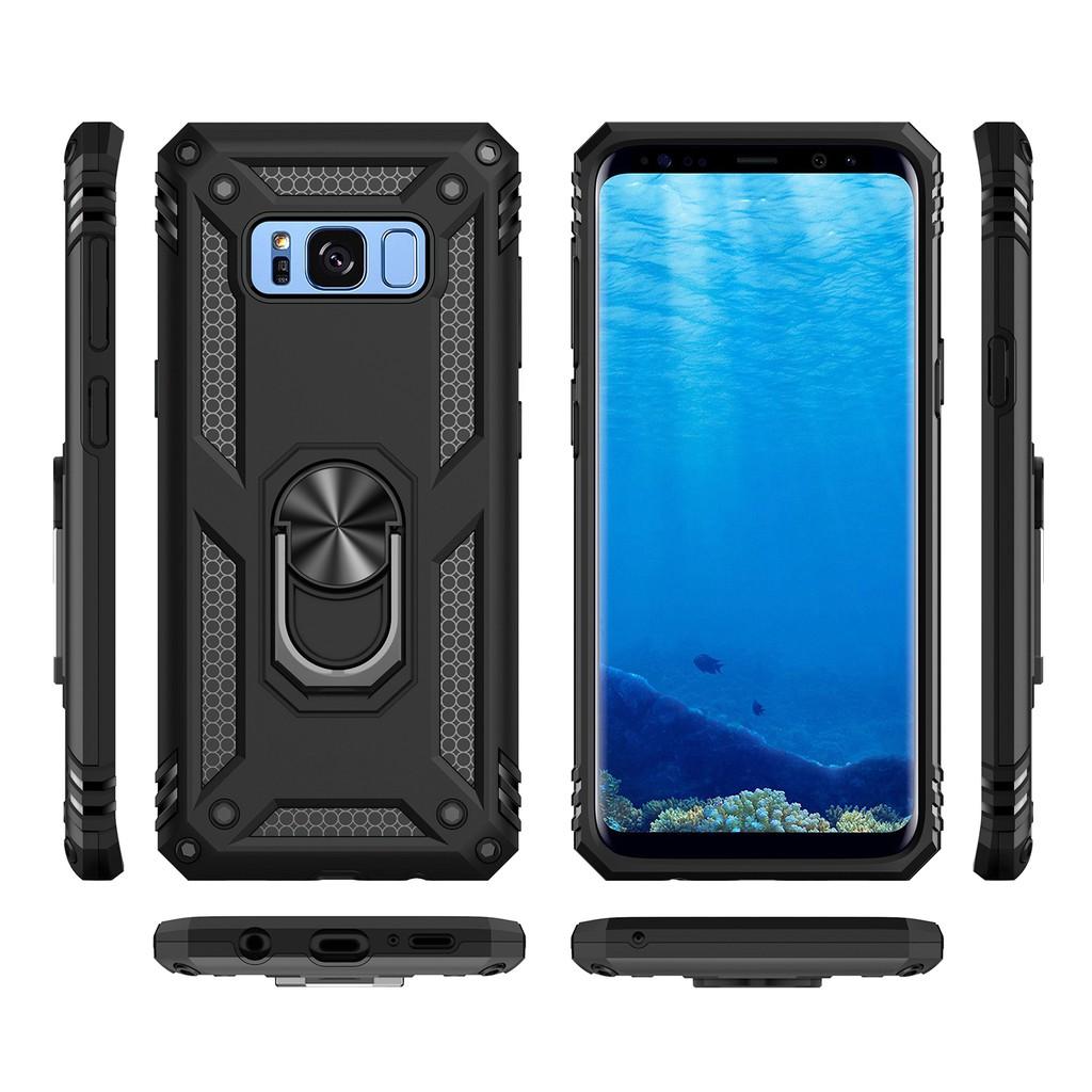Ốp lưng cho Samsung S8 chống sốc 2 lớp kèm nhẫn iring làm giá đỡ