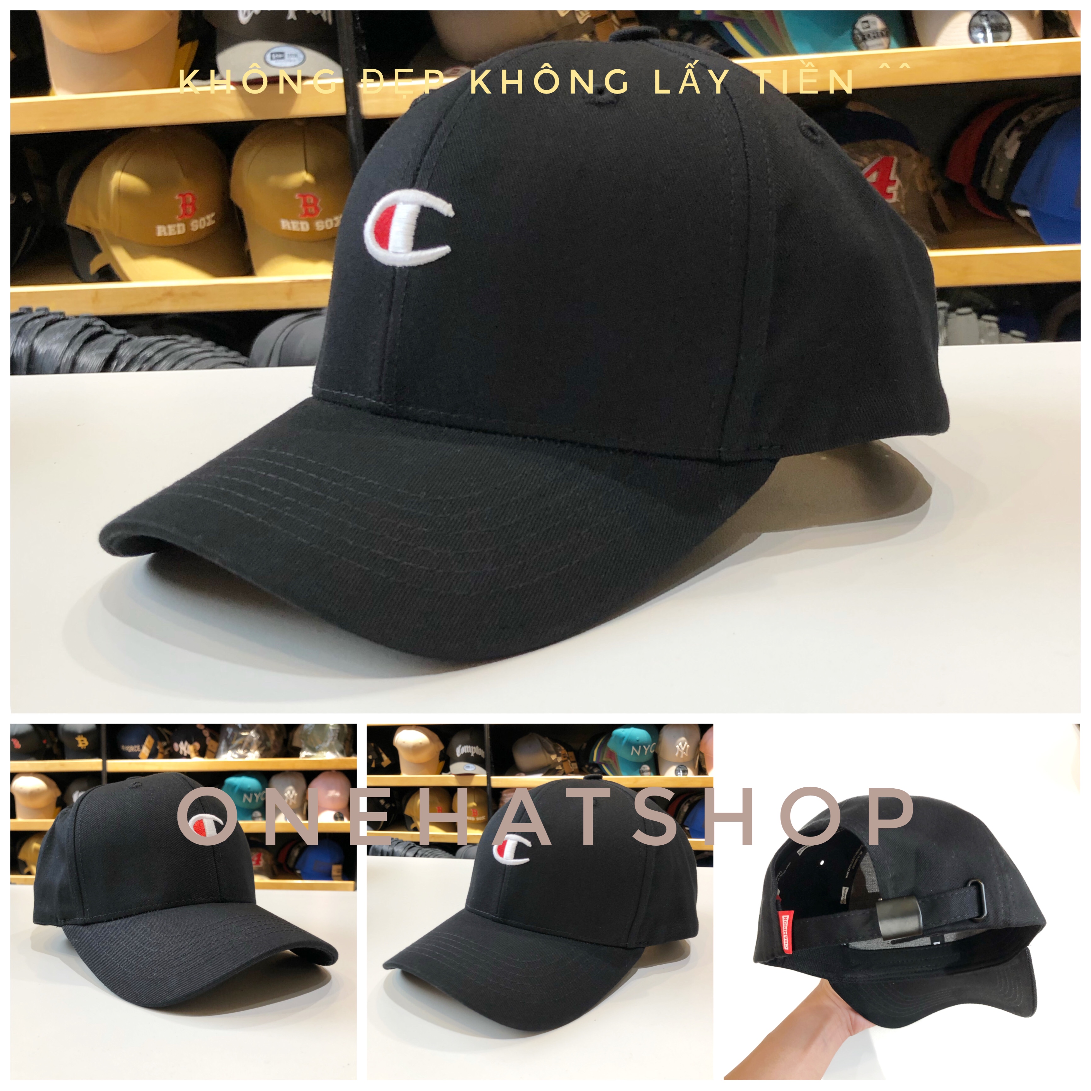 Nón Lưỡi Trai Logo chữ C fom Baseball / Ball Cap chất vải xịn