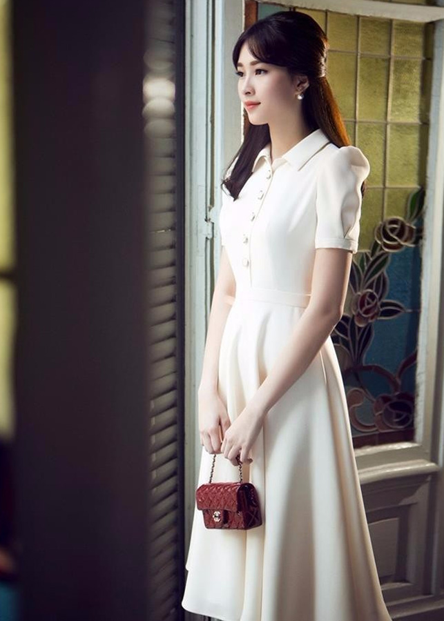 Đầm Nữ Vintage Cổ Sơ Mi Misa Fashion MS320