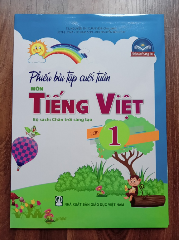 Sách - Phiếu bài tập cuối tuần môn Tiếng Việt - Lớp 1 - Chân trời sáng tạo