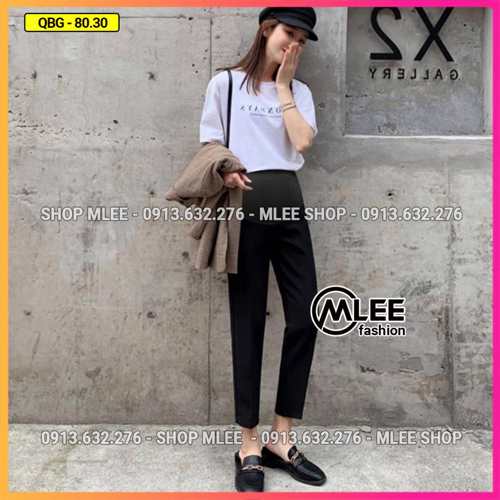 Baggy bầu công sở đẹp, quần áo bầu thời trang, MLEE SHOP