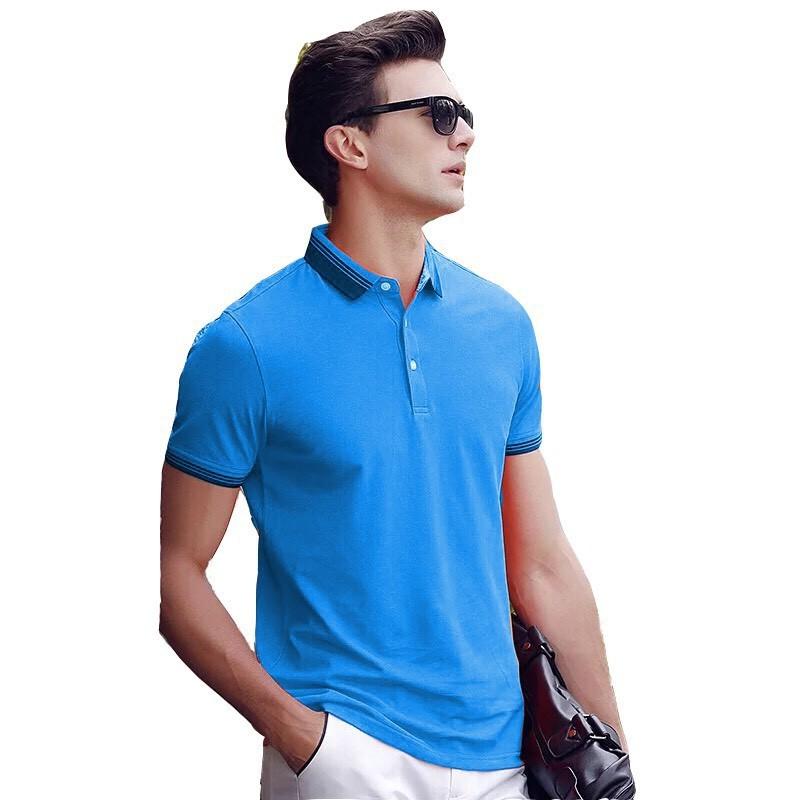 Áo thun viền cổ viền tay cực đẹp