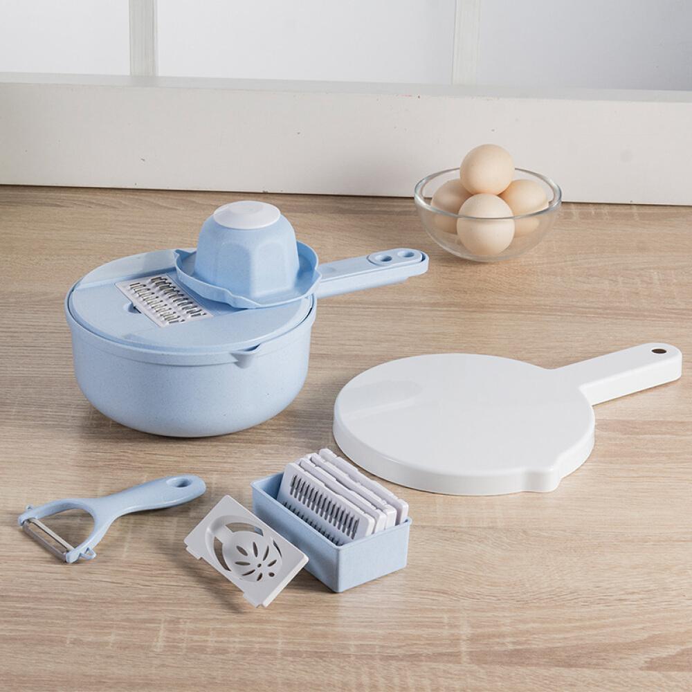 Vegetable Slicer With Drain Basket 10 In 1 Slicer, Multifunctional Kitchen Tools Fruit And Vegetable Slicer