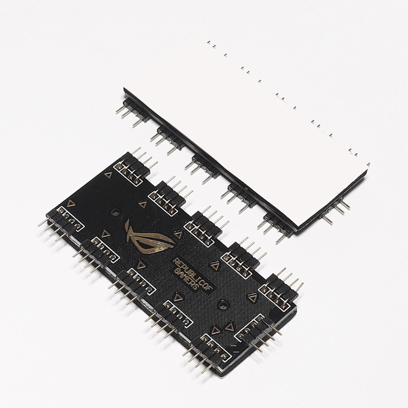 Computer Fan  Computer  RGB LED Splitter Hub for Computer