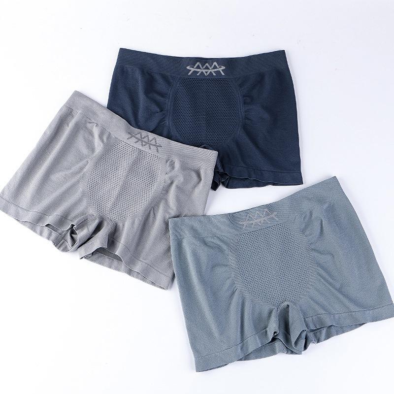 Hộp 3 quần lót nam đùi cotton co giãn 4 chiều QN01