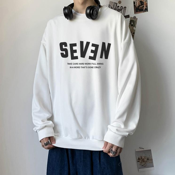 Áo Sweater Nỉ Bông Seven 3 màu chất đẹp ( unisex nam nữ đều mặc được)