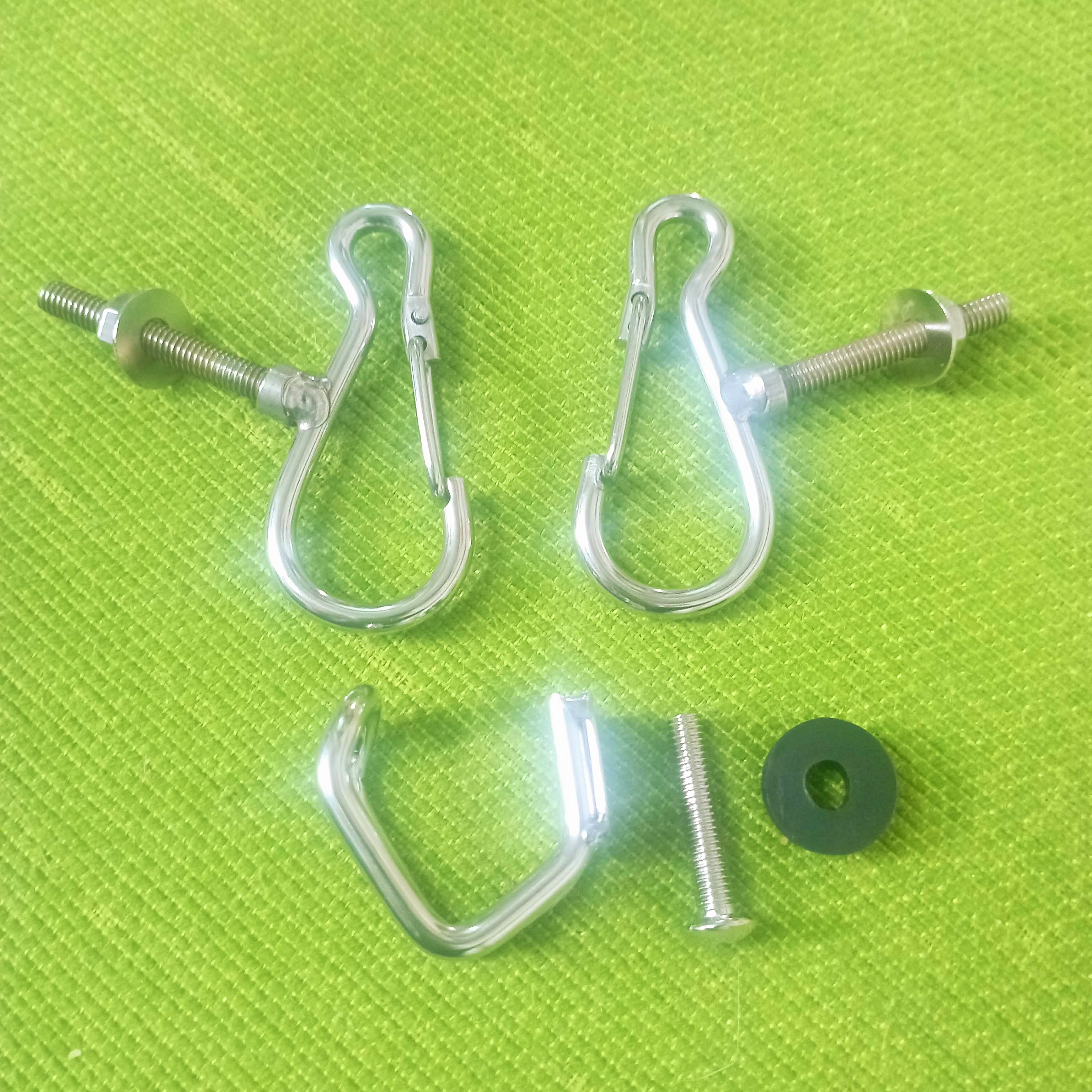 BỘ MÓC TREO CÓ KHOÁ INOX GẮN CÁC LOẠI XE MÁY