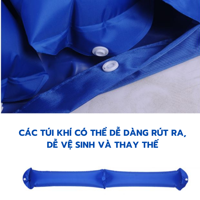 Đệm khí bơm hơi làm giảm tiếp xúc da và giường chống loét, thoáng khí, chống thấm, chính hãng Nikita