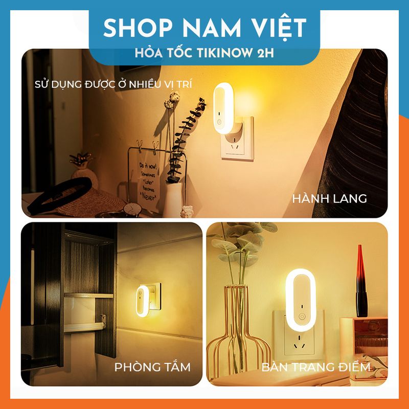 Đèn Ngủ Oval Thông Minh Kèm Remote, 10 Cấp Độ Sáng, Hẹn Giờ Tắt - Chính Hãng NAVIVU