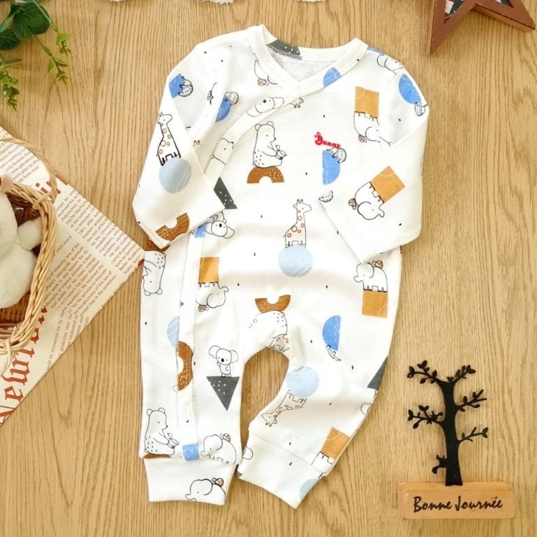 (3-10kg) Body Dài Chất Cotton Mềm Mại, Co Giãn, Thấm Hút Tốt - Bunnybaby