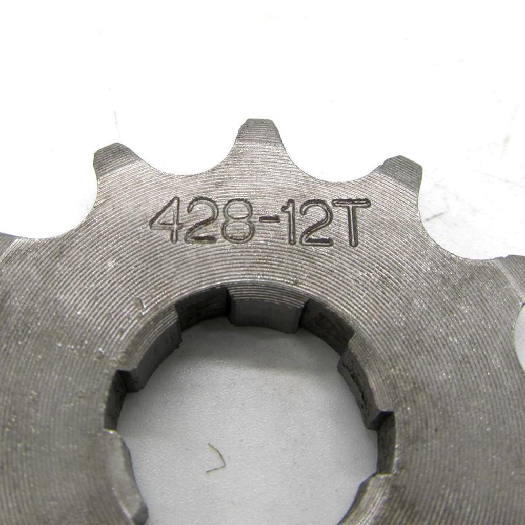 12T 20mm 428 Chain Front Sprocket Cog for Quad Dirt Bike