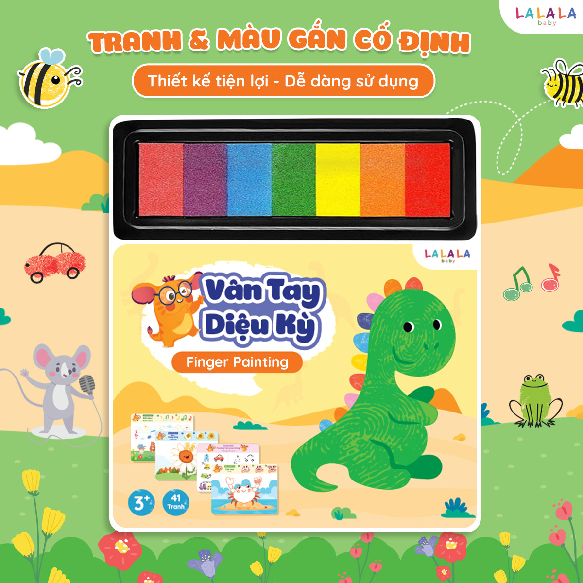 Bộ màu vân tay diệu kỳ FINGER PAINTING