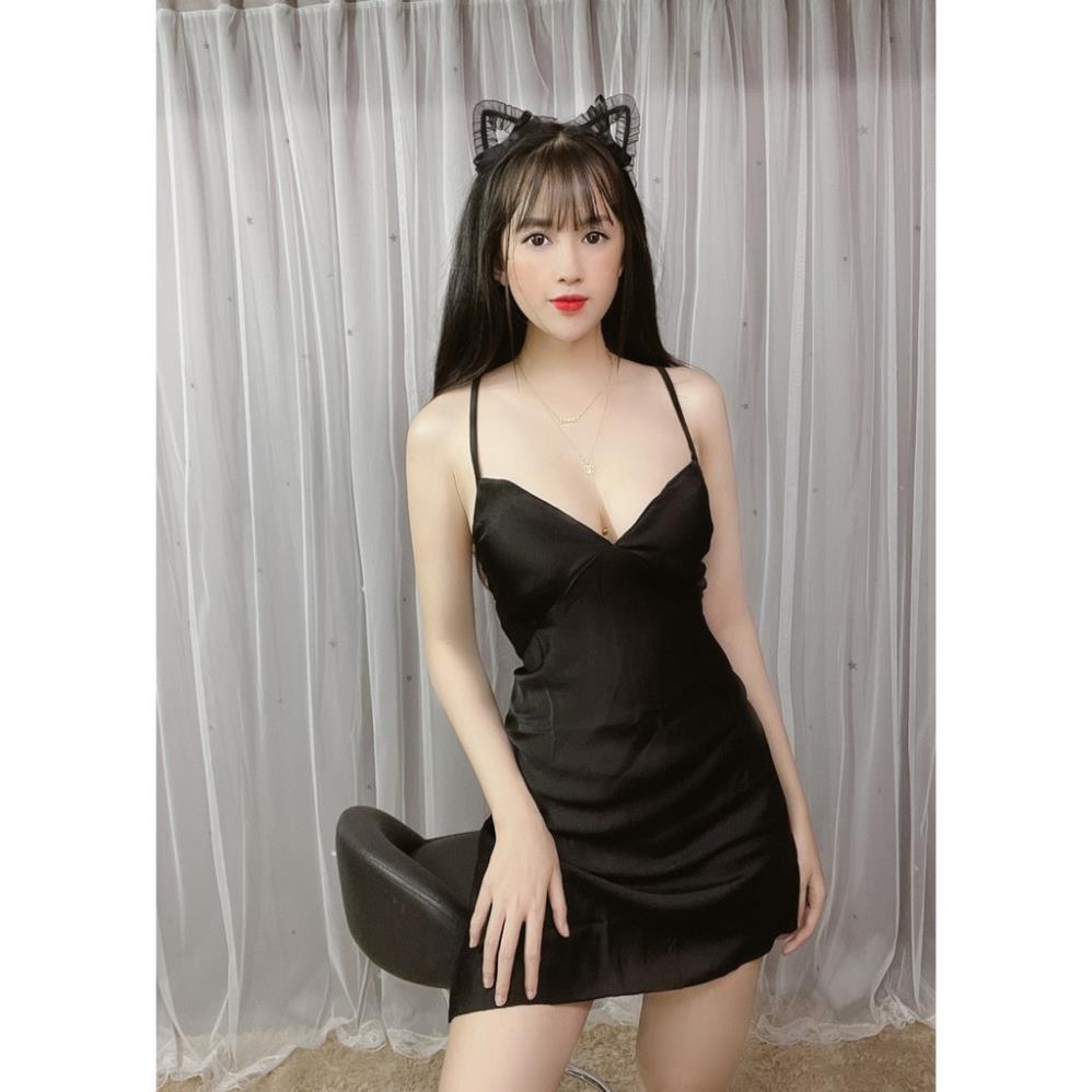 Váy ngủ sexy ️FREE SHIP️Váy ngủ sexy Lụa cao cấp <57kg  *