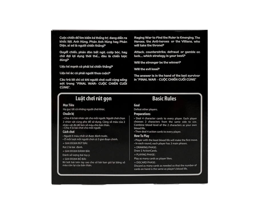 Board game Final War - Cuộc chiến cuối cùng