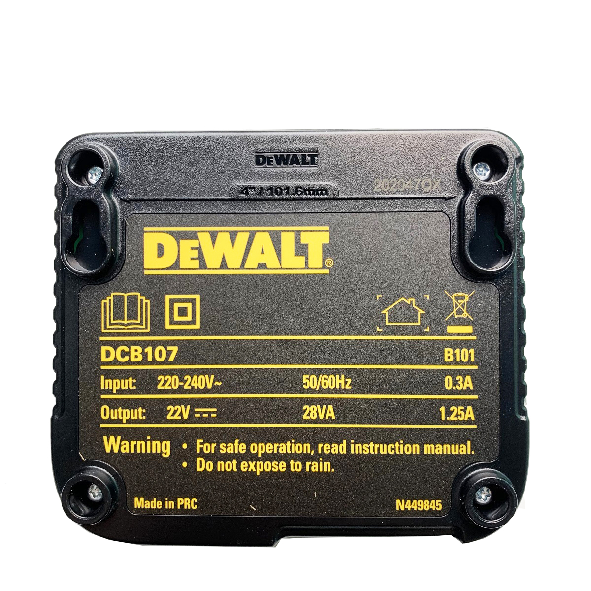 Sạc pin Dewalt 10.8v-18v DCB107-B1 - Hàng chính hãng