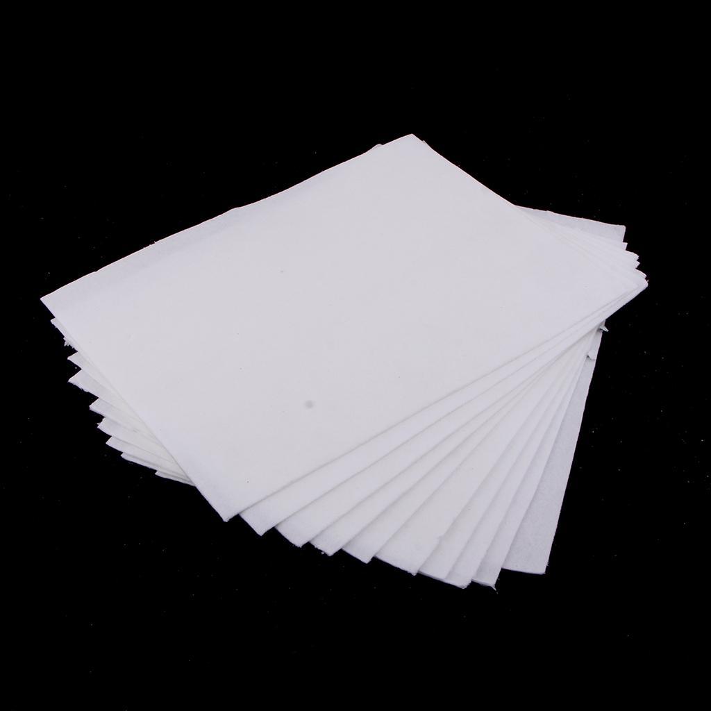 10x 210x297x1mm Microwave Kiln Glass Fusing Paper Ceramic Fiber Square Paper