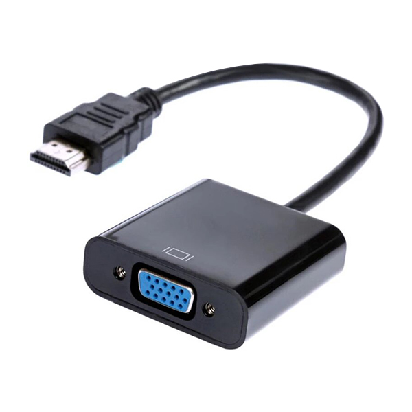 Cáp Chuyển Đổi HDMI Sang VGA Có Âm Thanh - Hàng Chính Hãng