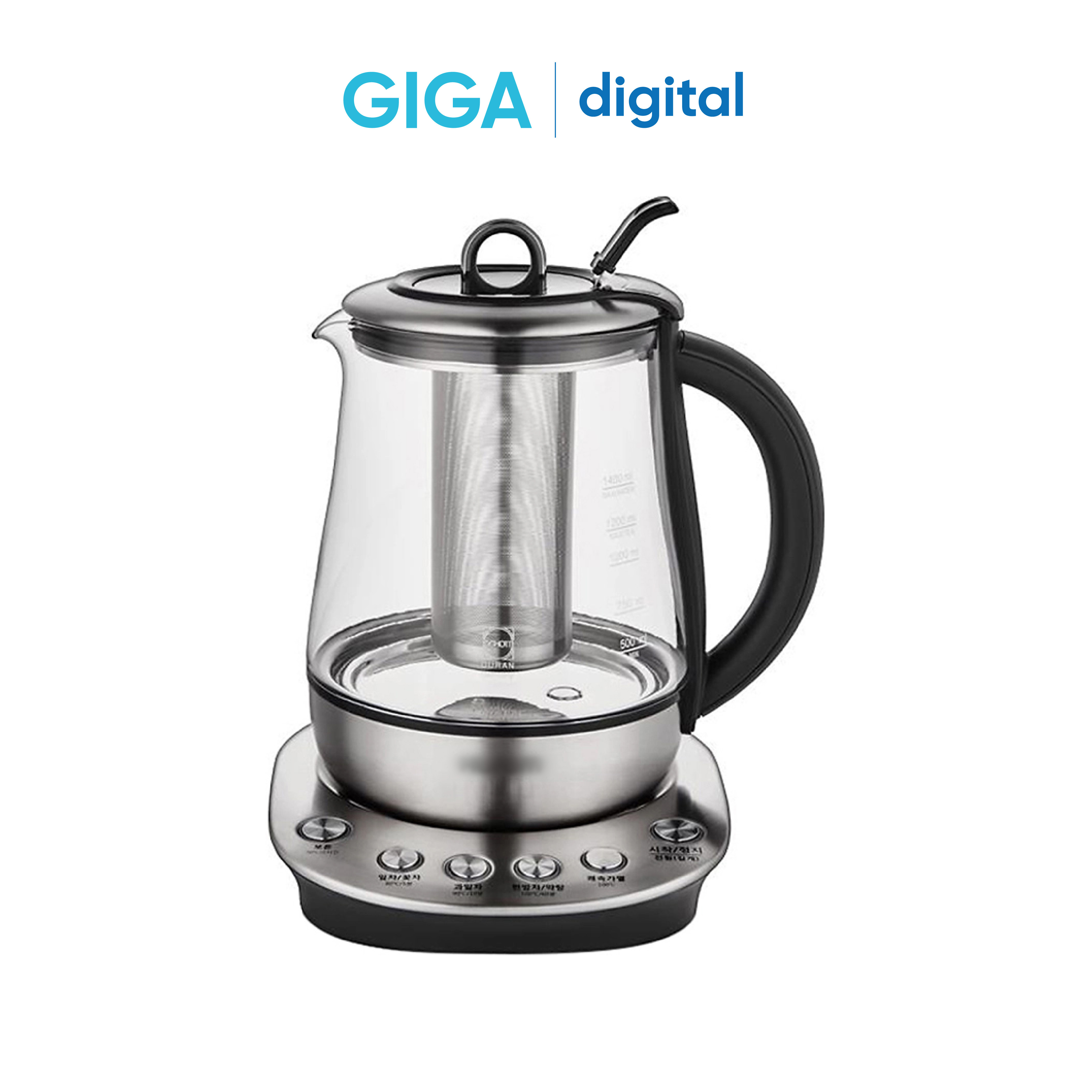 Ấm Chưng Yến và Pha Trà Hr Tea Master TM-P02FSS