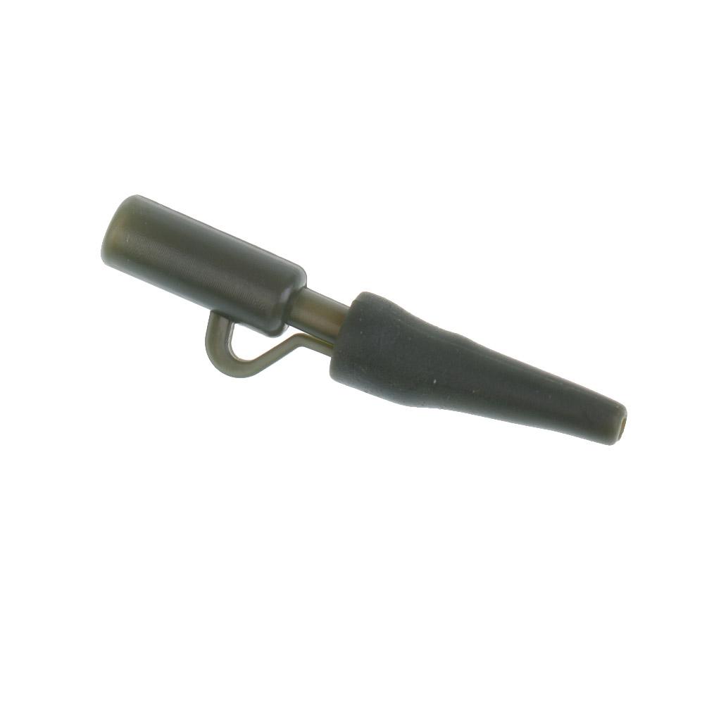 40pcs Carp Fishing Tackle  Clips Quick Change Swivels Anti- Tube