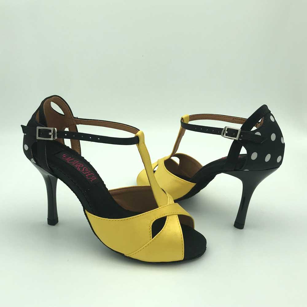 Phòng khiêu vũ thời trang Salsa Latin Dance giày cho phụ nữ tango Shoe Size: 7.5