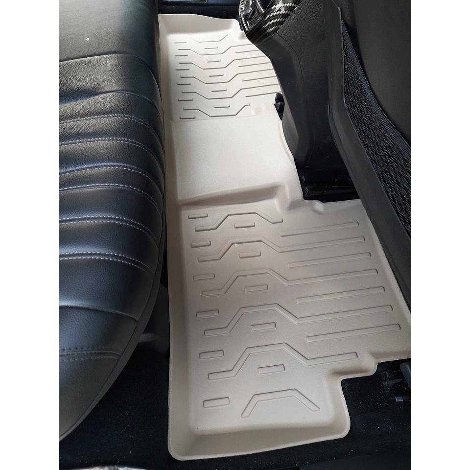 Thảm lót sàn xe ô tô Peugeot 3008 Nhãn hiệu Macsim chất liệu nhựa TPV cao cấp màu be (FDW-178) - 2 hàng ghế