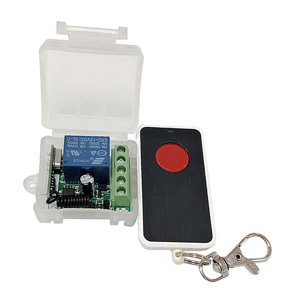 DC 12V 433M Wireless Remote Control Relay Switch Receiver Security System Garage Doors with Remote Control Kit