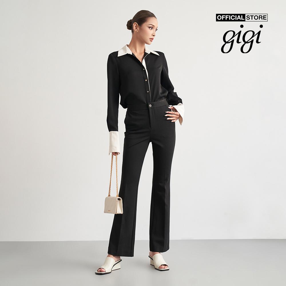 GIGI - Áo sơ mi nữ cổ bẻ tay dài thanh lịch G1107T222259