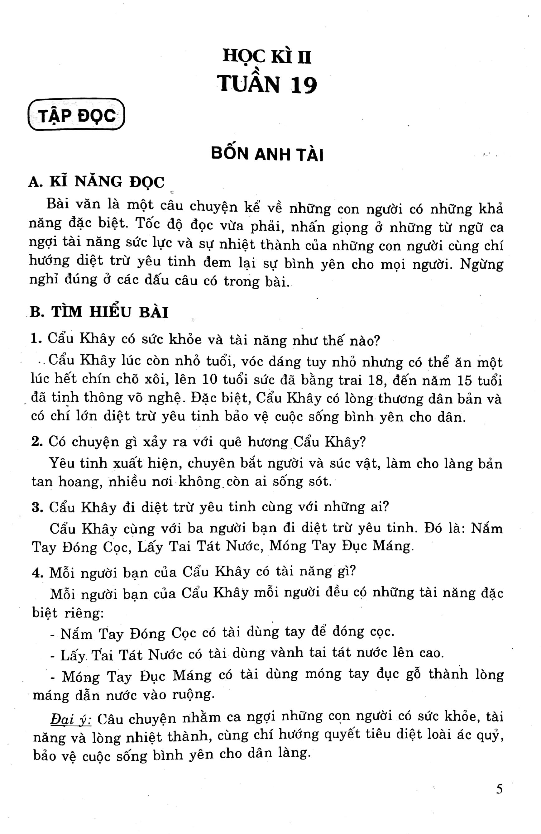 Học Tốt Văn Tiếng Việt 4 Tập 2