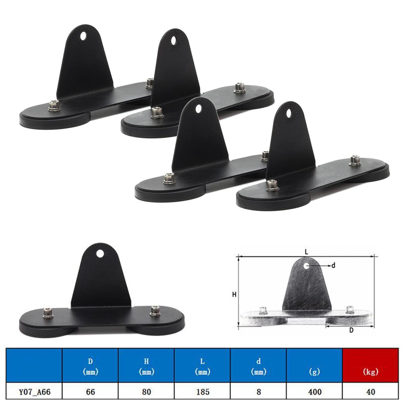 4Pcs Car Roof LED Light Bar Base Mount Bracket Holder Powerful