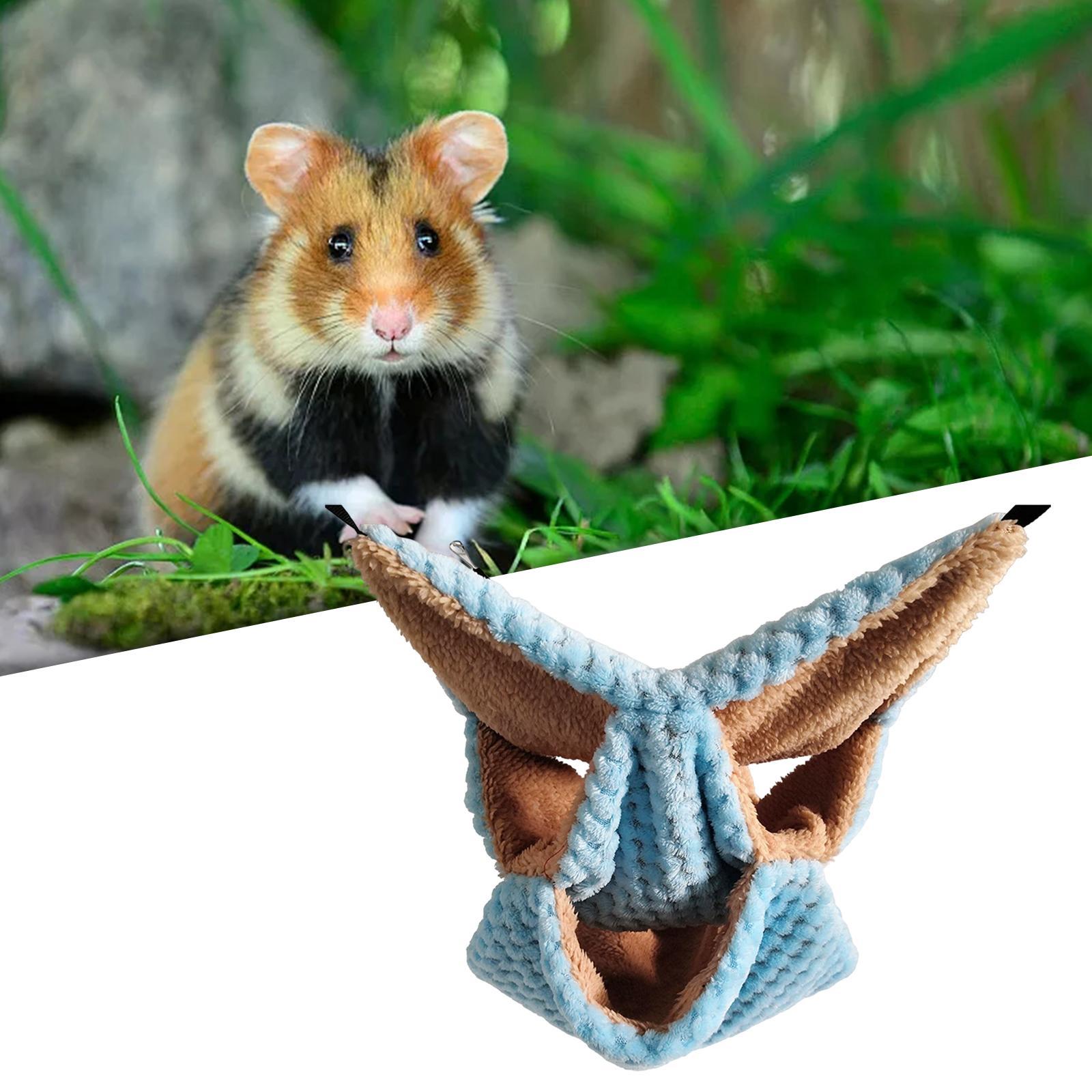 Triple Pet Cage Hanging Hammock Ferret Bedding Hamster Swinging Bed for Chinchilla