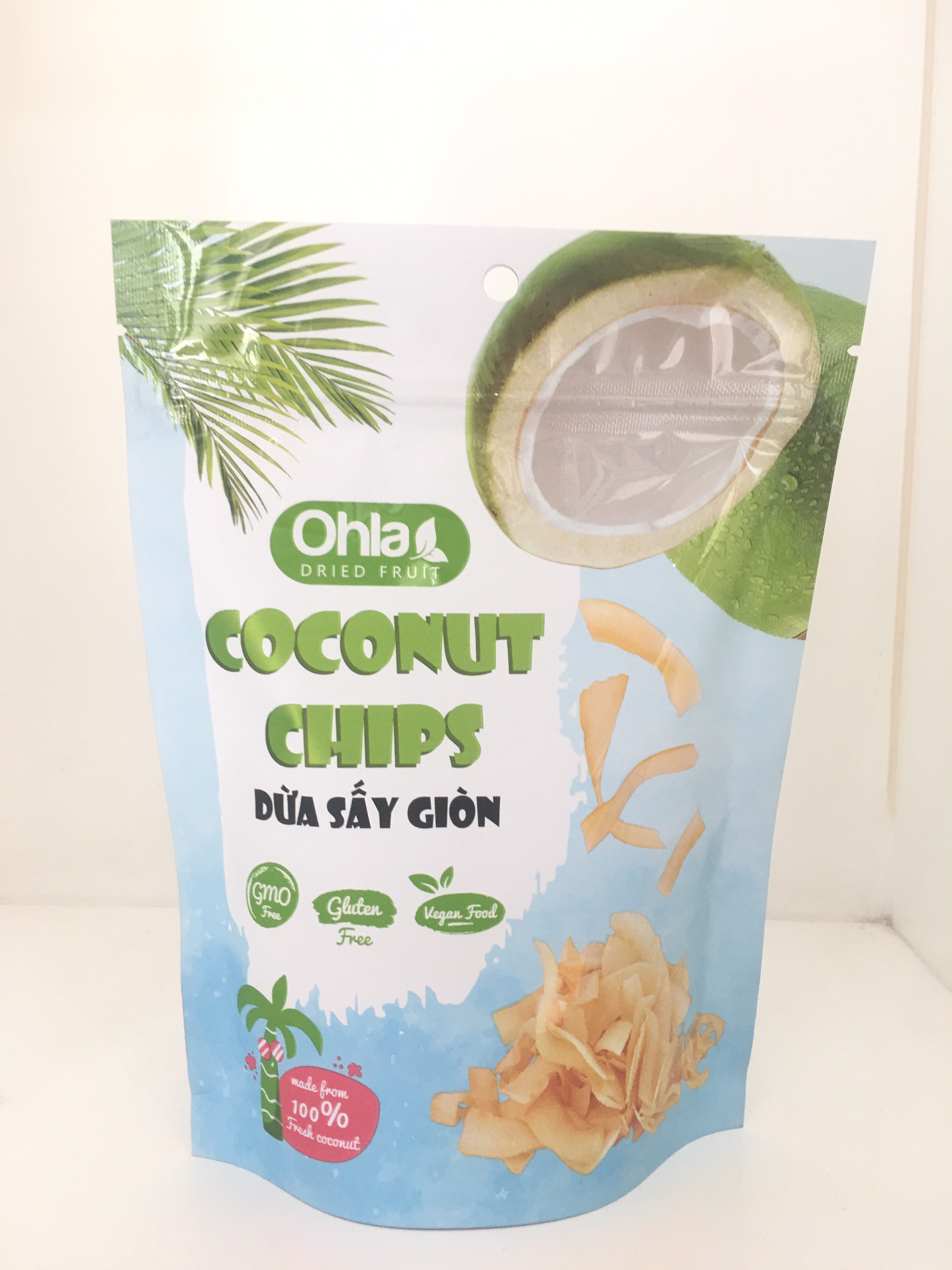 Dừa sấy giòn Ohla - 50g ( túi)