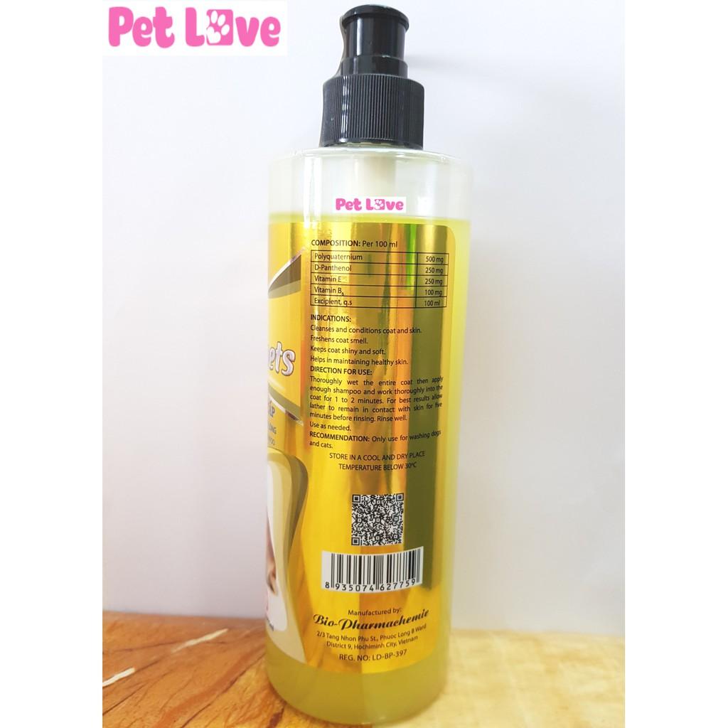 Sữa tắm Bio Lovely Pet (450ml) dưỡng lông chó mèo siêu mượt, khử mùi hôi