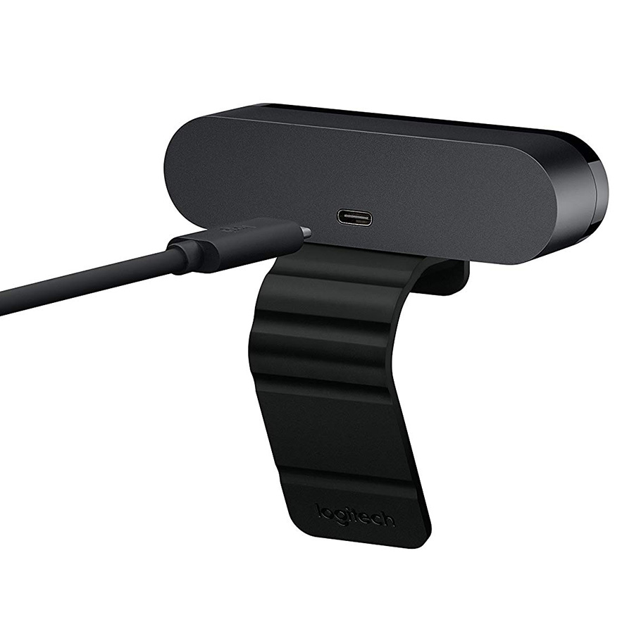 Webcam Logitech BRIO - 4K Ultra HD, tự động chỉnh sáng &amp; lấy nét, mic kép to rõ loại bỏ tiếng ồn, góc rộng 78 độ - Hàng chính hãng