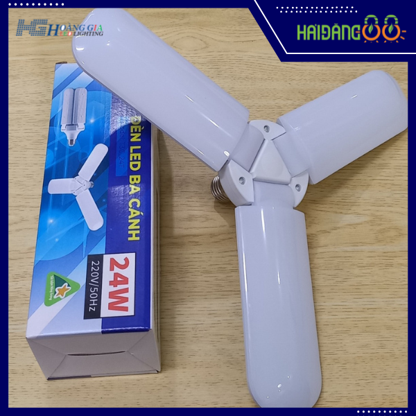 Đèn LED Mini chiếu sáng trang trí 3 cánh HG 24W