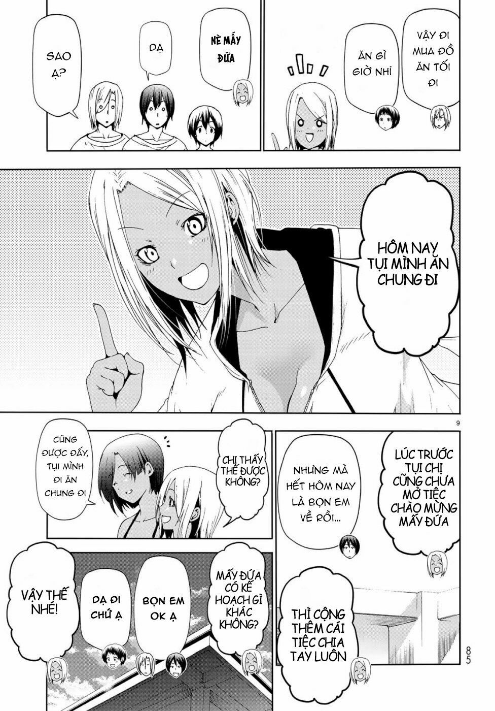 cô gái thích lặn - grand blue chapter 56 9
