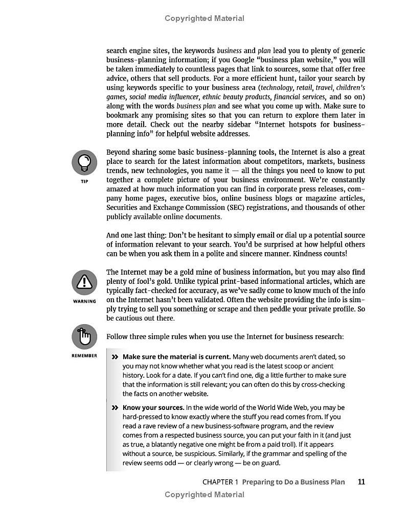 Sách ngoại văn: Business Plans For Dummies 3rd Edition