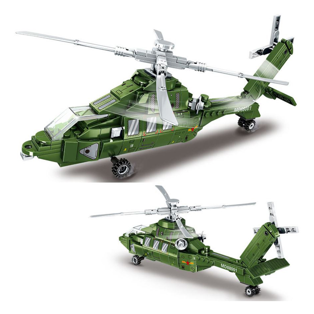 Đồ chơi lắp ráp máy bay trực thăng loại lớn