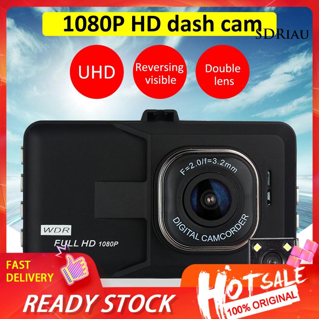 Camera Hành Trình Góc Rộng 3 Inches 1080p 160 Độ Gắn Xe Hơi Kèm Bộ Phụ Kiện