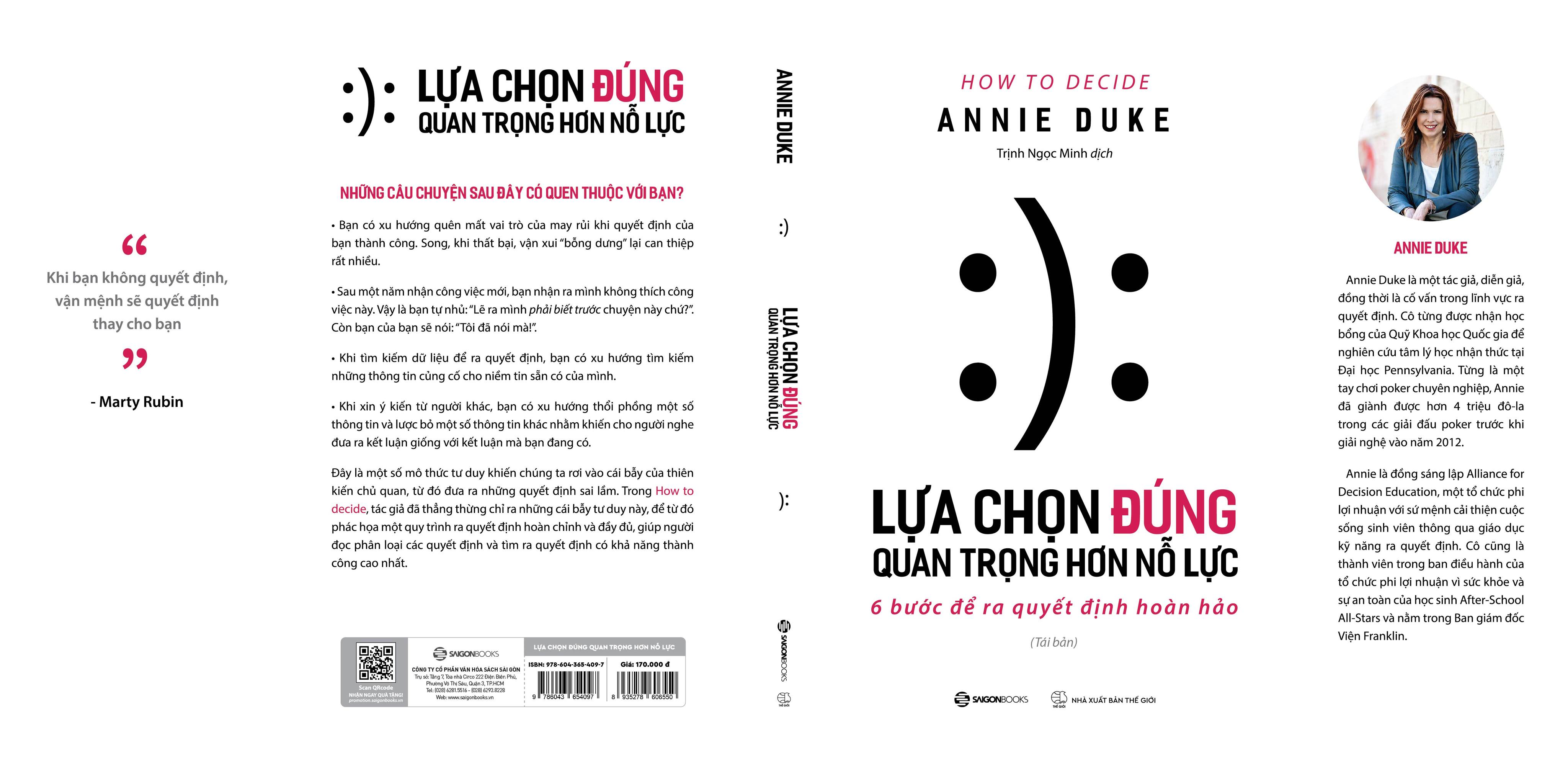 Lựa Chọn Đúng Quan Trọng Hơn Nỗ Lực - 6 Bước Để Ra Quyết Định Hoàn Hảo