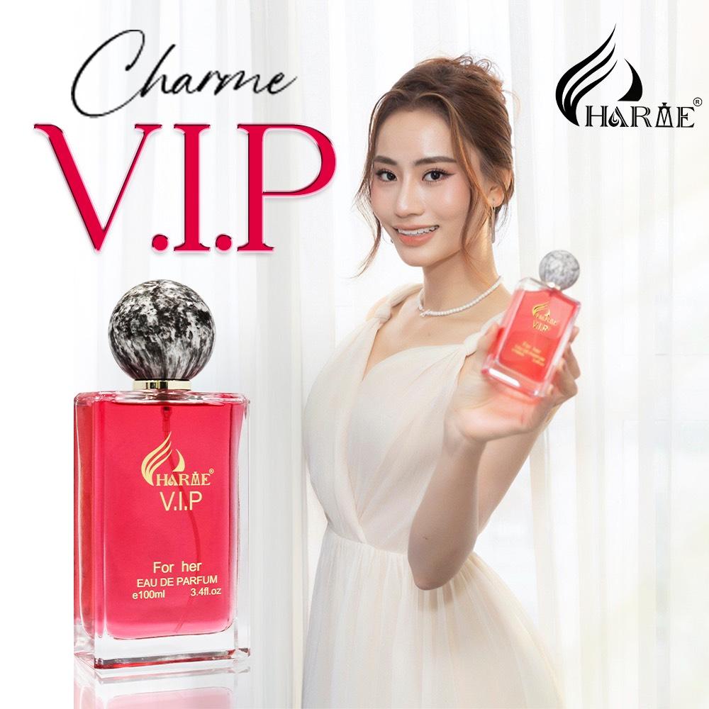 Nước hoa nữ CHARME V.I.P 100ml Lưu Hương Lâu Phong Cách Quyến Rũ, Sang Trọng, Gợi Cảm, Nước Hoa Chính Hãng