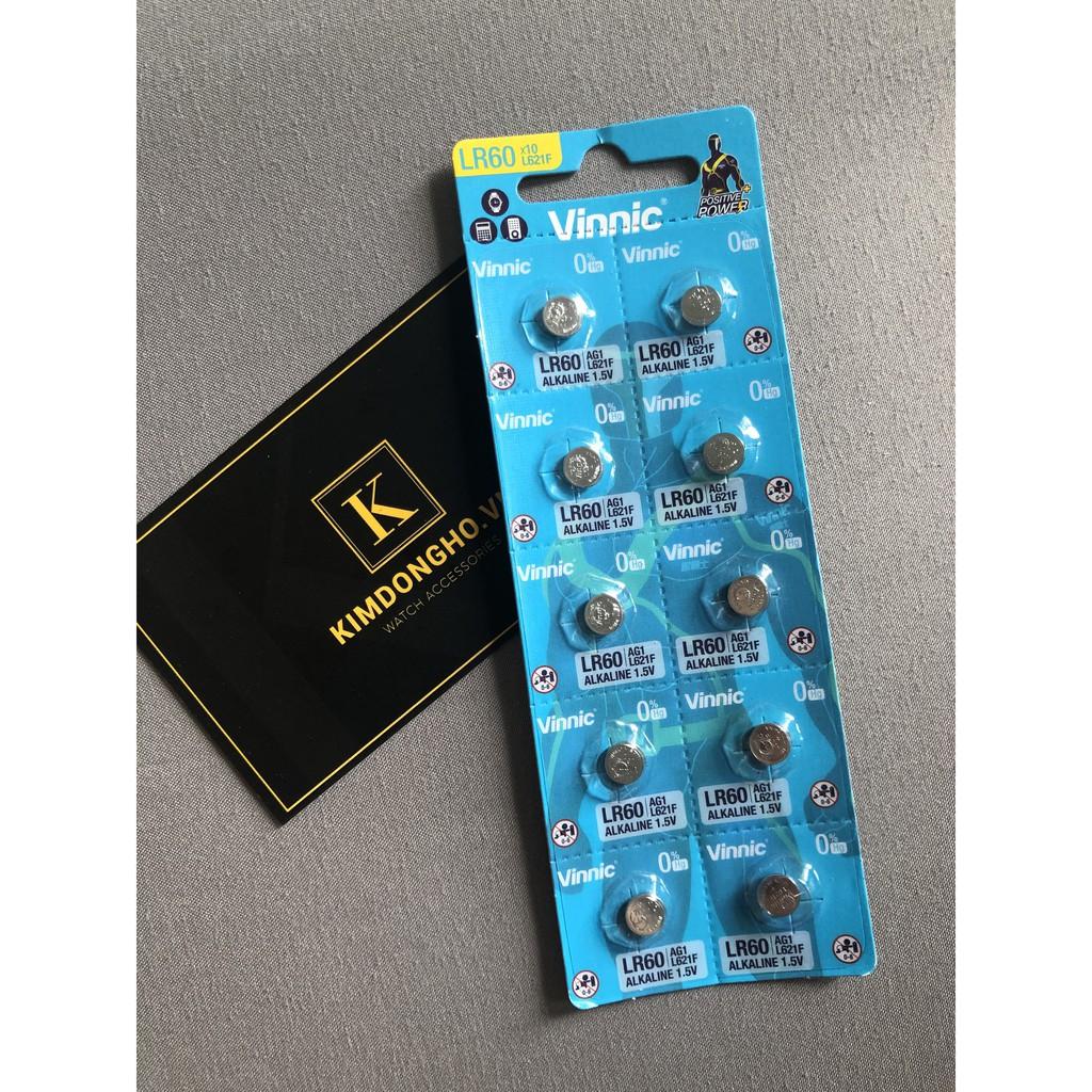 Vỉ 10 viên pin L621F LR60 AG1 SR621SW 621 364 164