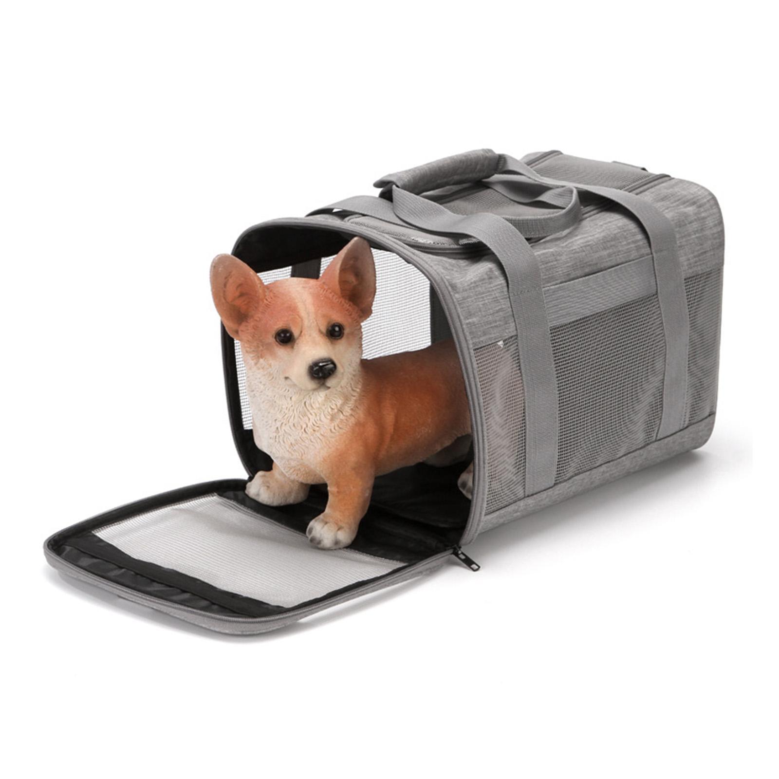 Soft Sided Pet Carrier Cat Carrier Bag Shoulder Bag Ventilated Foldable Carry Bag for Small Dogs for Small Animals Small Medium Cats