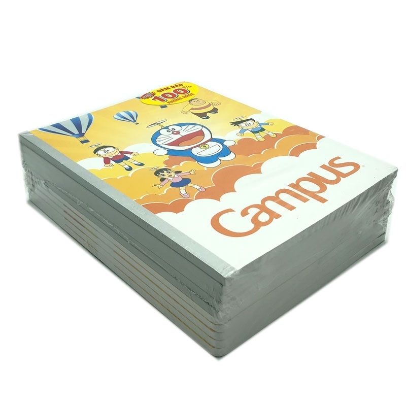 Vở Học Sinh B5 - 4 Ô Ly 80 Trang ĐL 100g/m2 - Campus Doraemon - NB-BDSK80 (Mẫu Màu Giao Ngẫu Nhiên)