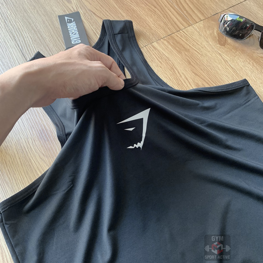 Áo ba lỗ nam thể thao áo tank tập gym nam tank GymShark thun poly 4 chiều