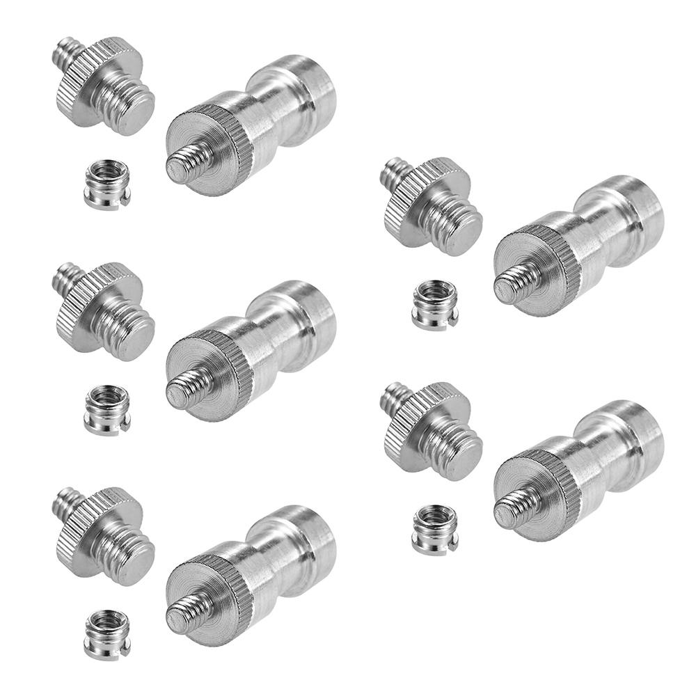 Bộ chuyển đổi vít có ren 1/4 "-20 đến 3/8" -16 Bộ giảm tốc trục vít cái Ống lót trục vít cho chân máy ảnh