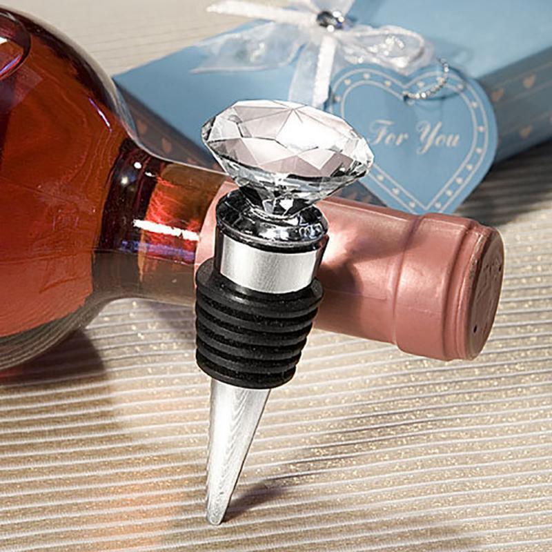 Silicone Bottle Stopper Sealer Cap Wine Storage Crystal Glass Reusable Vacuum Sealed Cap Champagne Stopper Barware Bar Tools