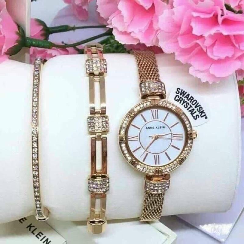 Đồng Hồ Nữ Anne Klein dây kim loại case 28mm