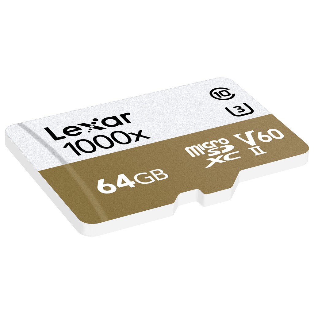 Thẻ Nhớ Lexar 64GB micro SDXC 1000X 150MB/90MB/s - Hàng chính hãng